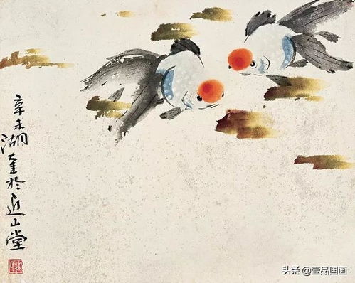 林湖奎笔下的花鸟鱼虫 飞禽走兽,有一种空灵飘逸之感