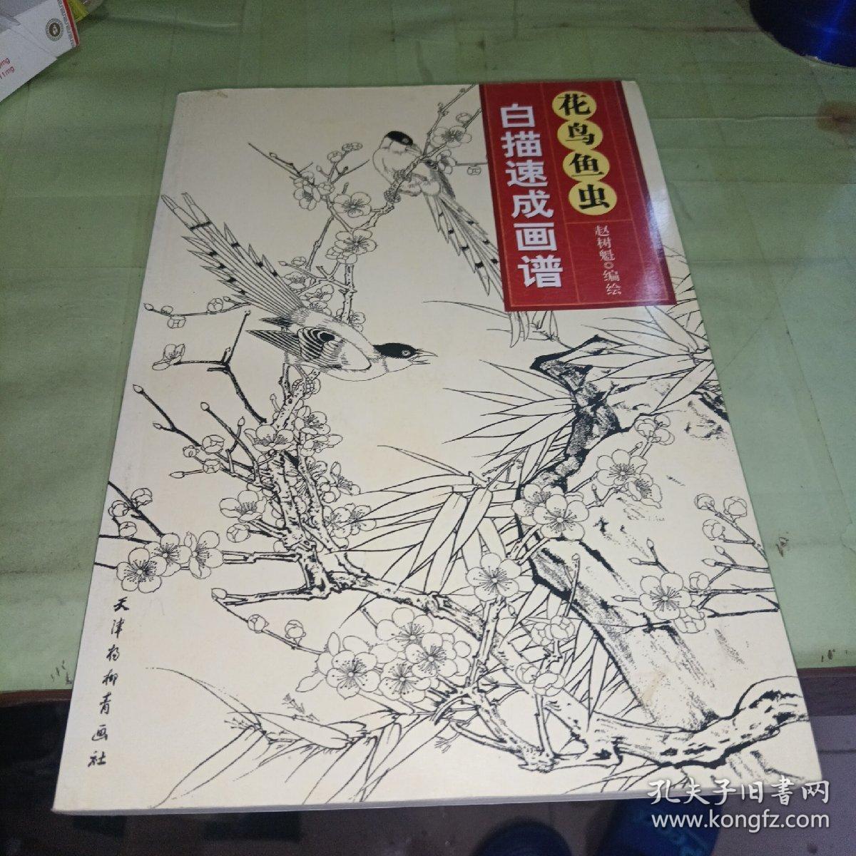 花鸟鱼虫 白描速成画谱
